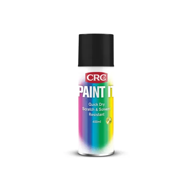 CRC PAINT IT MATT BLACK AEROSOL 400ML