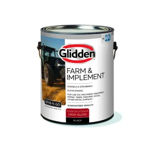GLIDDEN BARN&FARM ENAMEL BLACK 1 GALLON