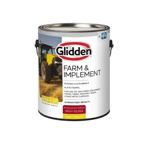 GLIDDEN BARN&FARM ENAMEL SAFETY YELLOW 1 GALLON