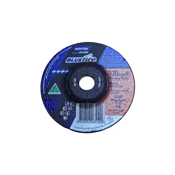 NORTON BLUEFIRE METAL GRINDING WHEEL 100 X 2.5 X 16MM