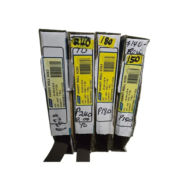 NORTON METAL CLOTH SANDING HANDY ROLL 40MM X 50M