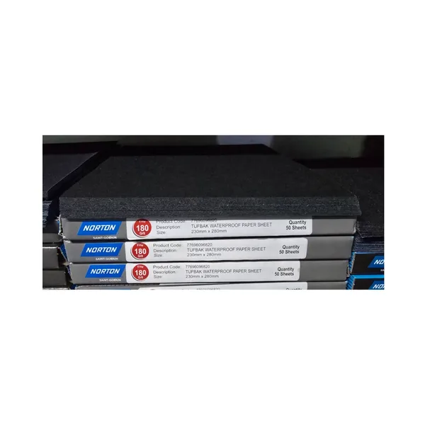 NORTON TUFBAK WATERPROOF SANDPAPER SHEET 230MM X 280MM