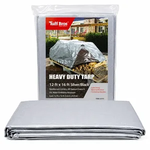 TARPAULIN HEAVY DUTY SILVER 12FT X 16FT